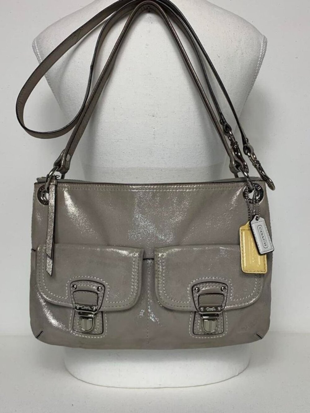 Coach Metallic Silver/Pewter